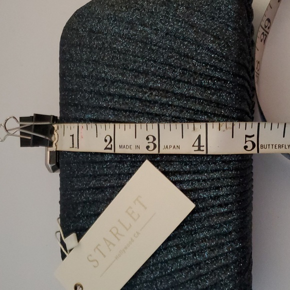 NWT Starlet Navy Sparkle Clutch - Picture 8 of 9